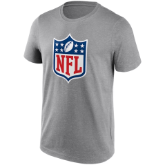 Tričko NFL Shield Natural Colour Logo Fanatics Branded Gray