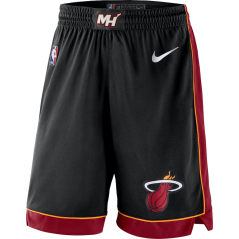 Basketbalové trenýrky NBA Miami Heat Icon Edition Swingman Nike Black