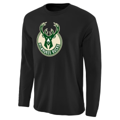 Tričko s dlouhým rukávem NBA Milwaukee Bucks Primary Team Logo Fanatics Branded Black