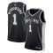 Dres NBA San Antonio Spurs Victor Wembanyama #1 Icon Edition Swingman Jersey Nike Black
