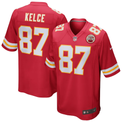 Dres NFL Kansas City Chiefs Travis Kelce #87 Home Game Jersey Nike