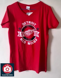 Dámské tričko NHL Detroit Red Wings Soft as a Grape - Red