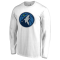 Tričko s dlouhým rukávem NBA Minnesota Timberwolves Primary Logo Fanatics Branded White