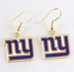 Náušnice NFL New York Giants Logo Wire WinCraft Brand