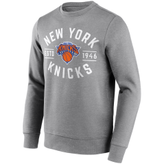 Mikina NBA New York Knicks True Classic Graphic Sweatshirt Fanatics Branded Gray