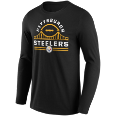 Tričko s dlouhým rukávem NFL Pittsburgh Steelers Facemask Iconic Hometown Fanatics Branded Black