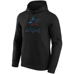 Mikina s kapucí MLB Miami Marlins Iconic Primary Colour Logo Graphic Hoodie Fanatics Branded