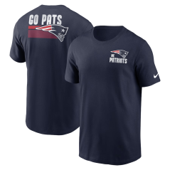 Tričko NFL New England Patriots Blitz Team Essential Cotton Nike Navy