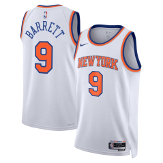 Dres NBA New York Knicks RJ Barrett Association Edition Swingman Jersey Nike White