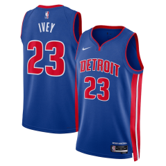 Dres NBA Detroit Pistons Jaden Ivey Icon Edition Swingman Jersey Nike Blue
