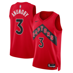 Dres NBA Toronto Raptors OG Anunoby Icon Edition Swingman Jersey Nike Red