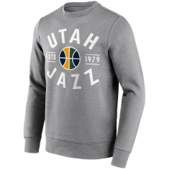 Mikina NBA Utah Jazz True Classic Graphic Sweatshirt Fanatics Branded Gray