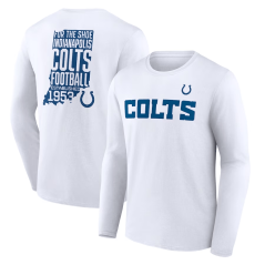 Tričko s dlouhým rukávem NFL Indianapolis Colts Hometown Hot Shot Graphic Fanatics Branded White