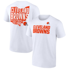 Tričko NFL Cleveland Browns Hometown Hot Shot Graphic Fanatics Branded White