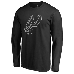 Tričko s dlouhým rukávem NBA San Antonio Spurs Primary Logo Fanatics Branded Black
