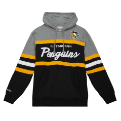 Mikina s kapucí NHL Pittsburgh Penguins Head Coach Mitchell & Ness