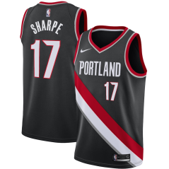 Dětský dres NBA Portland Trail Blazers Shaedon Sharpe Icon Edition Swingman Jersey Nike Black