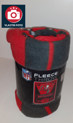 Flísová deka z mikrovlákna NFL Tampa Bay Buccaneers Northwest Company Brand
