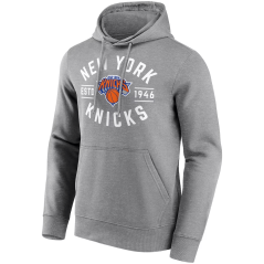 Mikina s kapucí NBA New York Knicks True Classic Graphic Fanatics Branded Gray