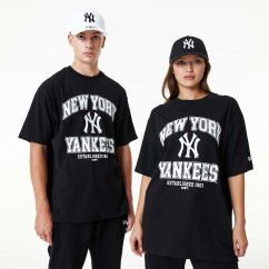 Oversized tričko MLB New York Yankees Arch Logo New Era Black