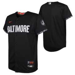 Dětský dres MLB Baltimore Orioles City Connect Replica Jersey Nike - Black