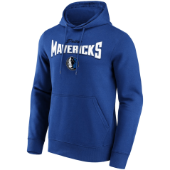 Mikina s kapucí NBA Dallas Mavericks Word Arch Graphic Fanatics Branded Blue