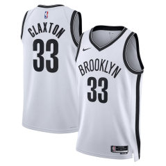 Dres NBA Brooklyn Nets Nic Claxton Association Edition Swingman Jersey Nike White