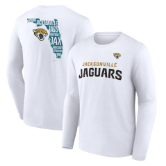 Tričko s dlouhým rukávem NFL Jacksonville Jaguars Hometown Hot Shot Graphic Fanatics Branded White