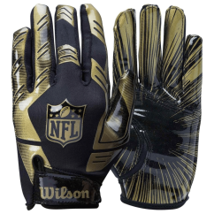 Rukavice NFL Stretch Fit Receivers Wilson - Gold