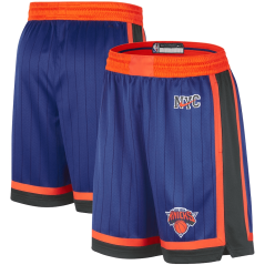 Basketbalové trenýrky NBA New York Knicks City Edition Swingman Nike Navy