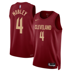 Dres NBA Cleveland Cavaliers Evan Mobley Icon Edition Swingman Jersey Nike Burgundy
