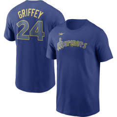 Tričko MLB Seattle Mariners Ken Griffey Jr. #24 Cooperstown Collection Player Name & Number Nike Royal