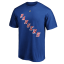 Tričko NHL New York Rangers Mika Zibanejad #93 Authentic Stack Player Name & Number Fanatics Branded Blue