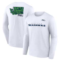Tričko s dlouhým rukávem NFL Seattle Seahawks Hometown Hot Shot Graphic Fanatics Branded White