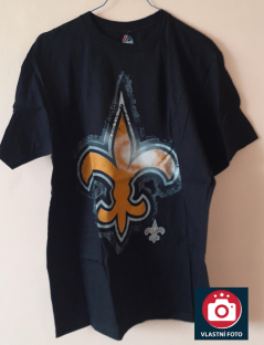 Tričko NFL New Orleans Saints Team Logo Majestic - Black