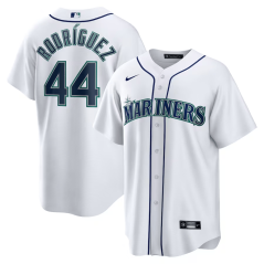 Dres MLB Seattle Mariners Julio Rodríguez #44 Home Replica Player Jersey Nike - White