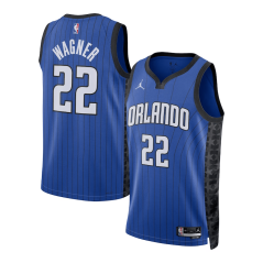 Dres NBA Orlando Magic Franz Wagner Statement Edition Swingman Jersey Jordan Blue