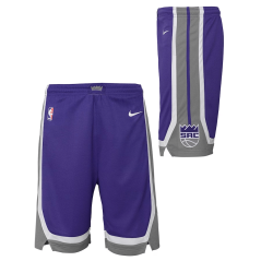 Dětské basketbalové trenýrky NBA Sacramento Kings Icon Edition Swingman Nike Purple