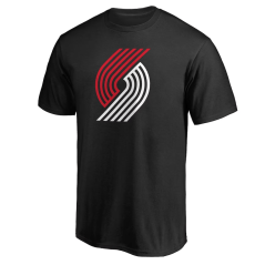 Tričko NBA Portland Trail Blazers Primary Team Logo Fanatics Branded Black