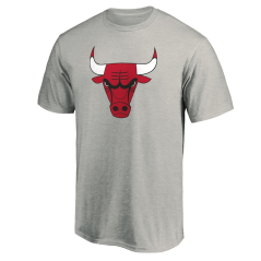 Tričko NBA Chicago Bulls Primary Team Logo Fanatics Branded Charcoal