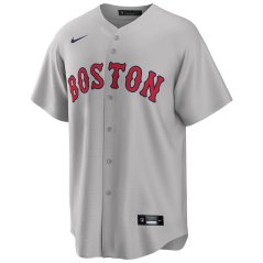 Dres MLB Boston Red Sox Road Replica Jersey Nike - Gray