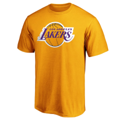 Tričko NBA Los Angeles Lakers Primary Team Logo Fanatics Branded Gold