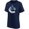 Dámské tričko NHL Vancouver Canucks Primary Logo Graphic Fanatics Branded Navy