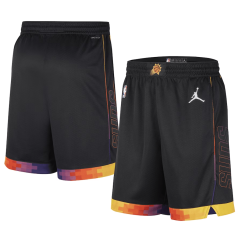 Basketbalové trenýrky NBA Phoenix Suns Statement Edition Swingman Jordan Brand Black