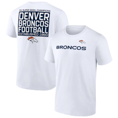 Tričko NFL Denver Broncos Hometown Hot Shot Graphic Fanatics Branded White