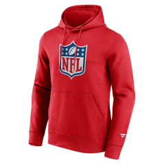 Mikina s kapucí NFL Shield Primary Logo Fanatics Branded - Red