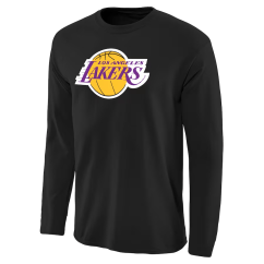 Tričko s dlouhým rukávem NBA Los Angeles Lakers Primary Logo Fanatics Branded Black