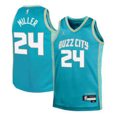 Dětský dres NBA Charlotte Hornets Brandon Miller City Edition Swingman Jersey Jordan Teal