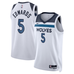 Dres NBA Minnesota Timberwolves Anthony Edwards Association Edition Swingman Jersey Nike White