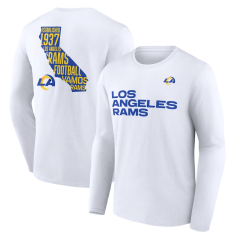 Tričko s dlouhým rukávem NFL Los Angeles Rams Hometown Hot Shot Graphic Fanatics Branded White